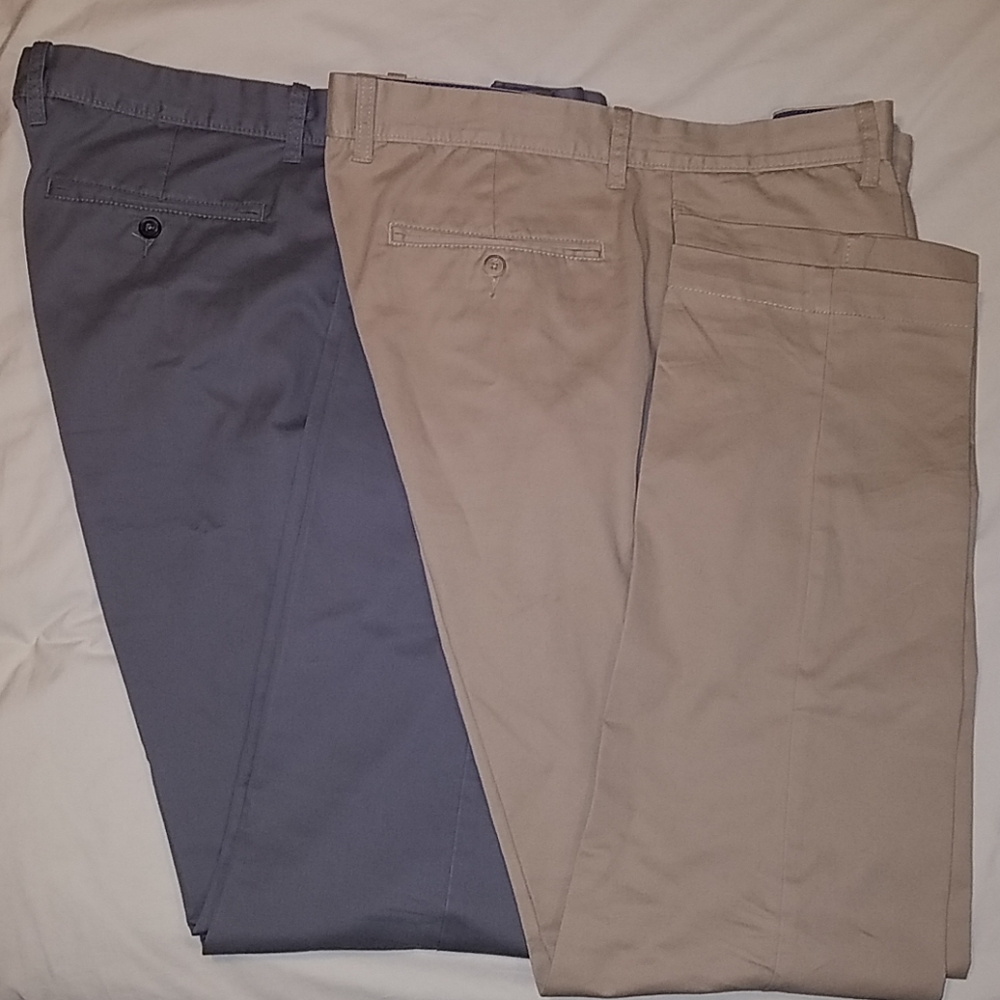 Two GAP Tapered Fit Chinos 38 x 32
